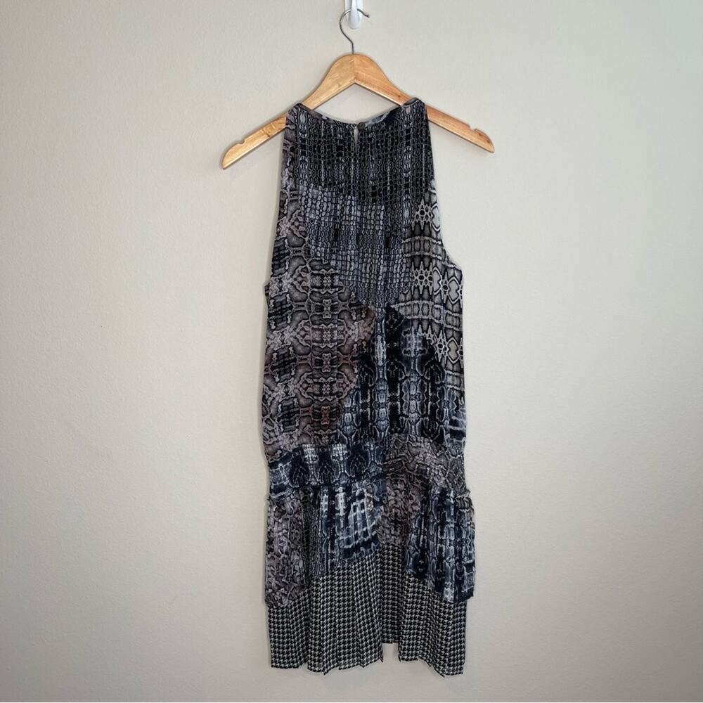 NEW Ramy Brook Monae Python Printed Mini Halter Dress L - Picture 11 of 12
